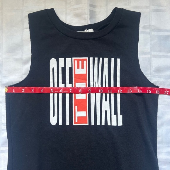 Vans Off The Wall Black Tank Top Midi Dress with Side Slits - Picture 6 of 13